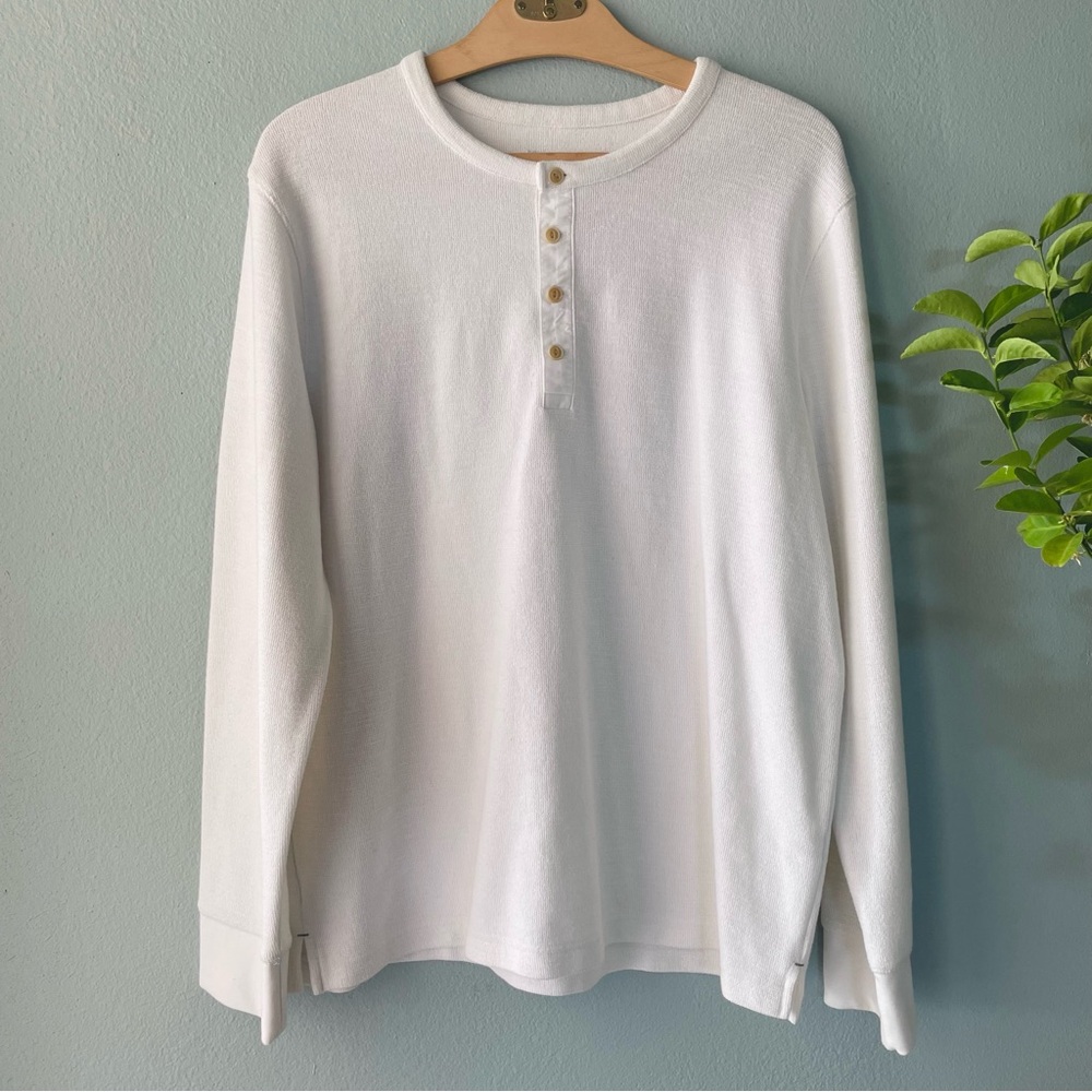 Goodfellow | White Thermal Shirt